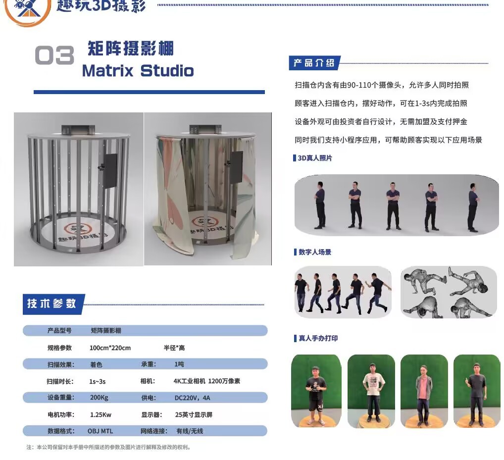 厂家直供手持扫描仪和矩阵摄影棚图2